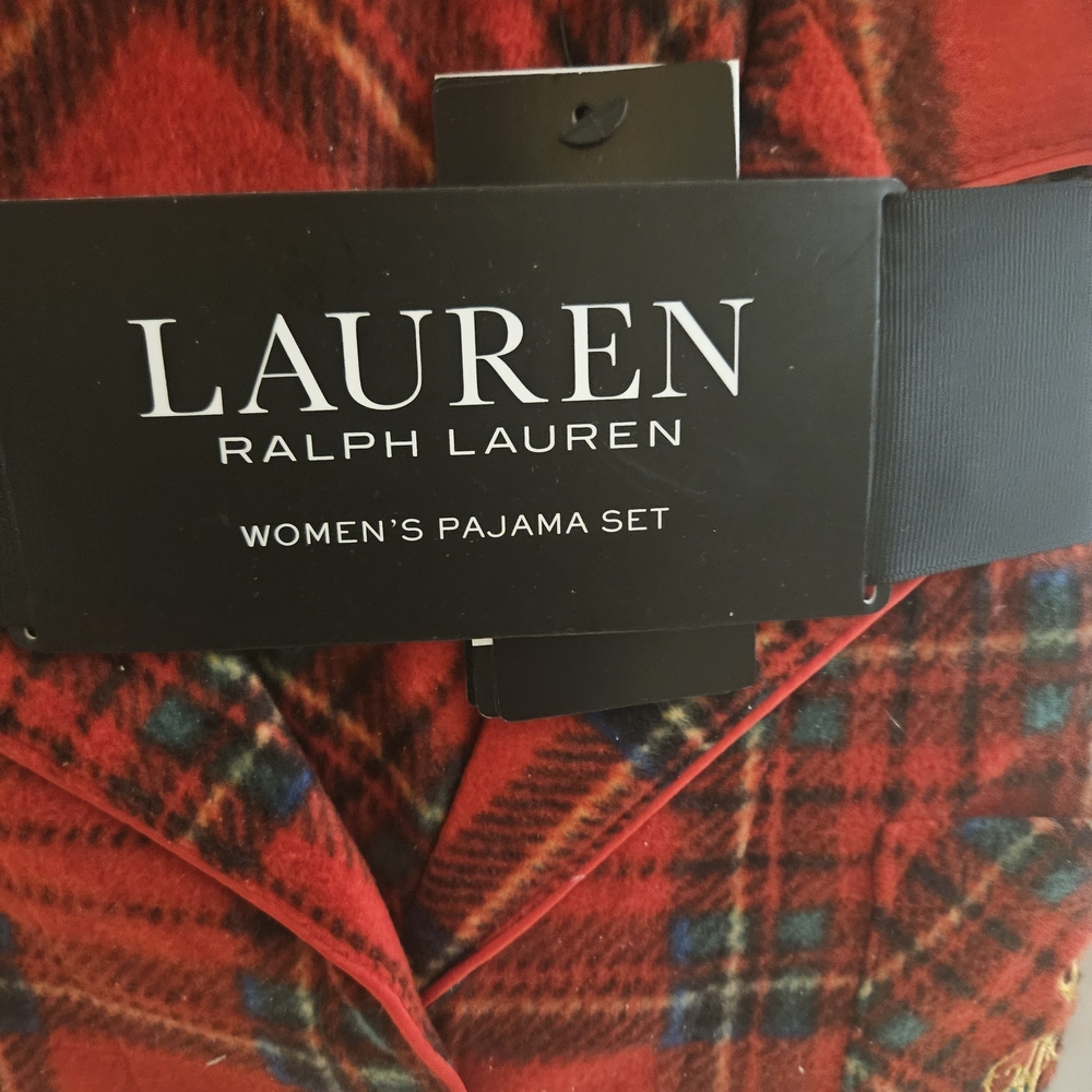 Lauren Ralph Lauren Tartan Plaid Pajama Set - Picture 4 of 5